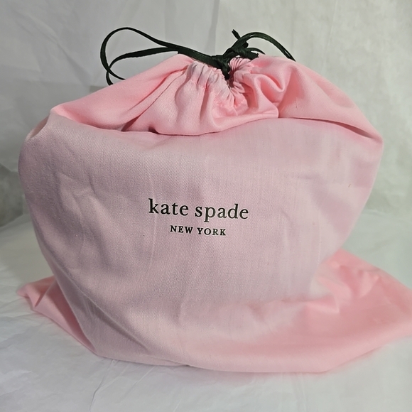 NWOT Kate Spade Eva Faux Fur Bucket Crossbody Bag Grey & dust bag, care booklet - Picture 13 of 14